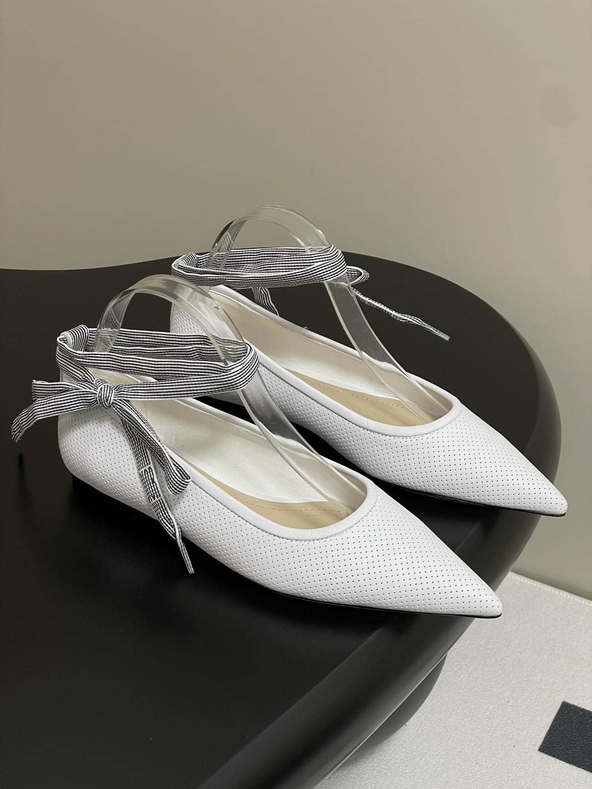 D-Journey Pointed Toe Lace-up Heels-8